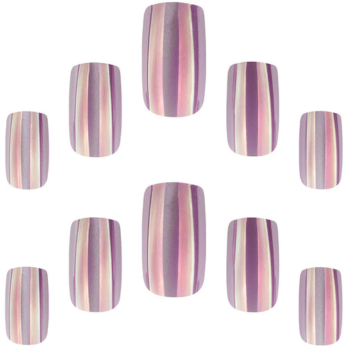 False Nails Square Medium Length - Magic Mirror
