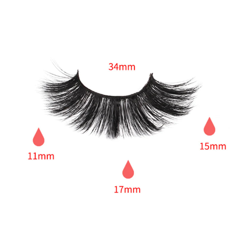 Faux Mink False Eyelashes FY03 (Purple Box)