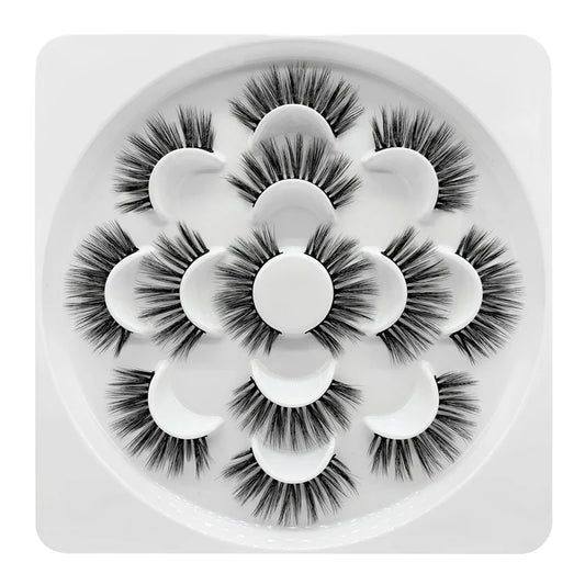 Faux Mink Volumn False Eyelashes 7 Pairs SD-68