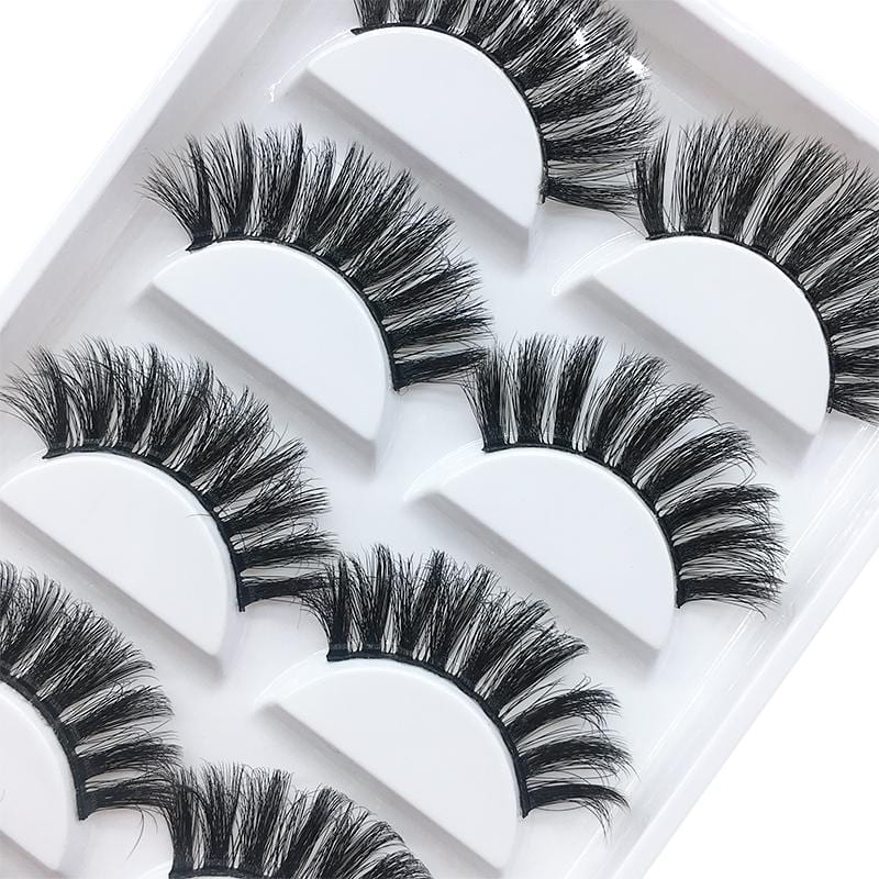 3D Mink Eyelashes Handmade 5 Pairs G800
