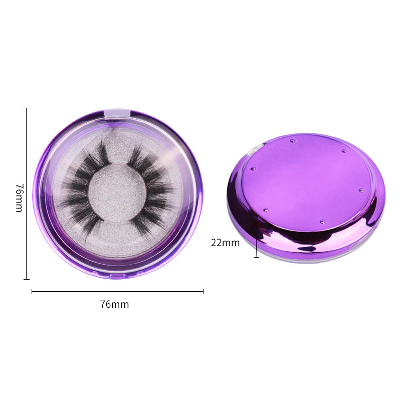 Faux Mink False Eyelashes FY01 (Purple Box)