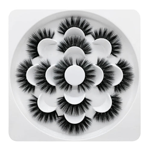 Faux Mink Volumn False Eyelashes 7 Pairs SD-08