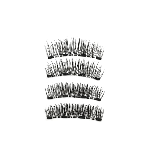 4 Magnets 3D Magnetic False Eyelashes With  Lash Applicator Tool 24P-4