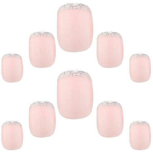 False Nails Squoval Petite - French 158