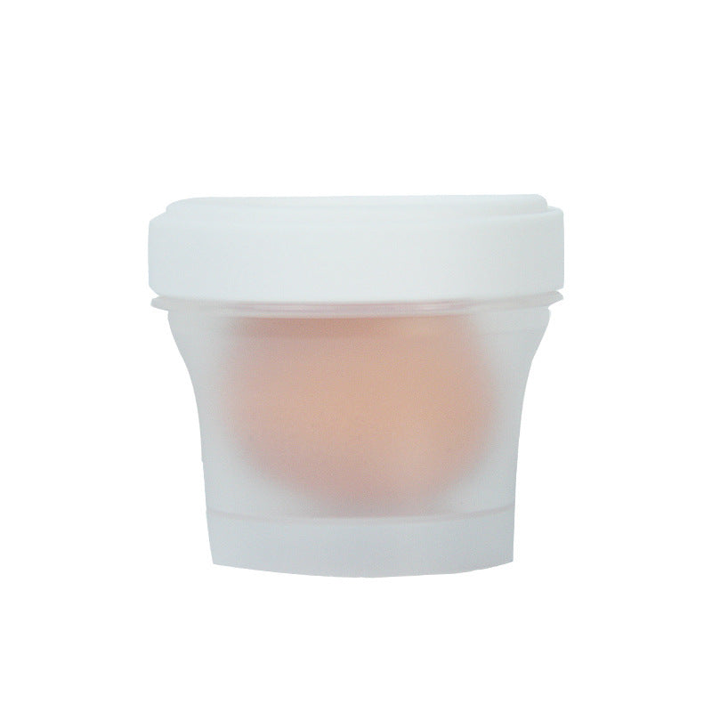 Peach beauty egg does not eat powder fruit fart peach sponge makeup powder puff box