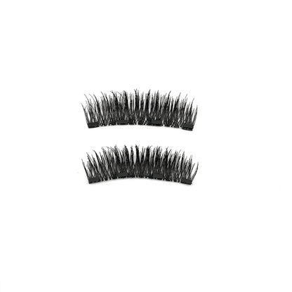 4 Magnets 3D Magnetic False Eyelashes With  Lash Applicator Tool 24P-4