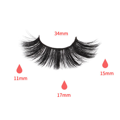 Faux Mink False Eyelashes FY03 (Purple Box)