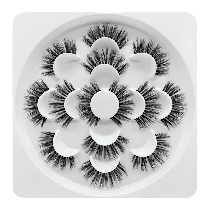 Faux Mink Volumn False Eyelashes 7 Pairs SD-68