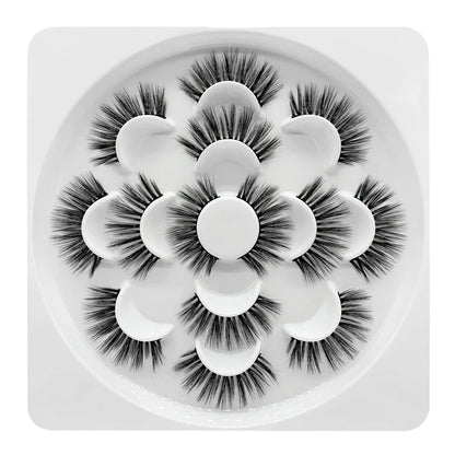 Faux Mink Volumn False Eyelashes 7 Pairs SD-68