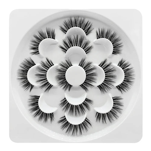 Faux Mink Volumn False Eyelashes 7 Pairs SD-68