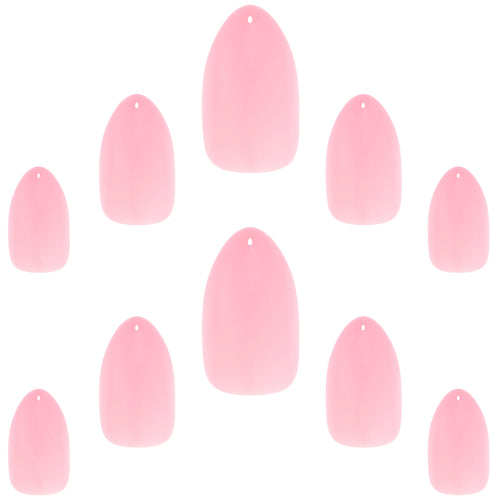 False Nails Stiletto Short Length - Cotton Candy