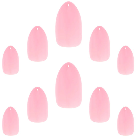 False Nails Stiletto Short Length - Cotton Candy