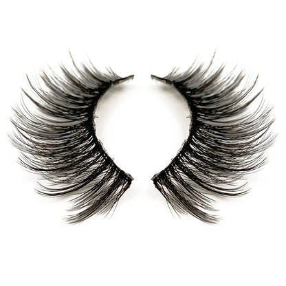 Natural 3D Faux Mink Lashes Colorful Package with Lash Brush V09