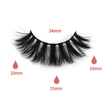 Faux Mink False Eyelashes FY09 (Purple Box)