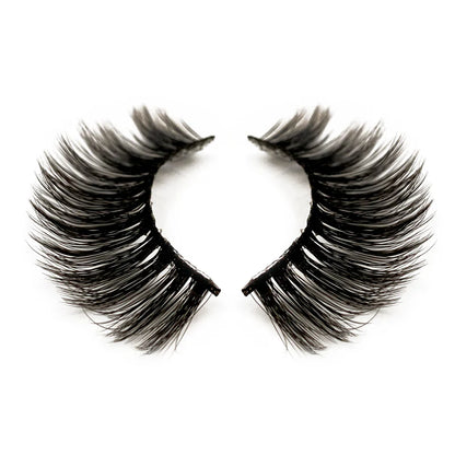 Natural 3D Faux Mink Lashes Colorful Package with Lash Brush V13