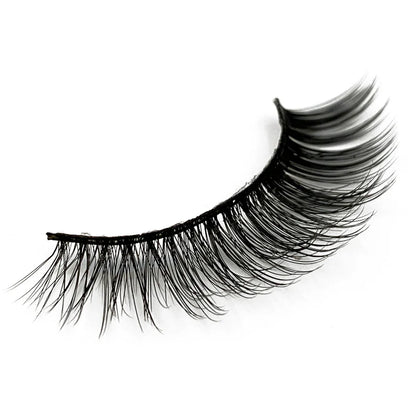 Natural 3D Faux Mink Lashes Colorful Package with Lash Brush V12