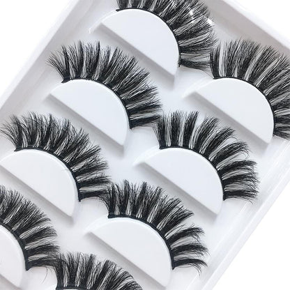 3D Mink Eyelashes Handmade 5 Pairs G800