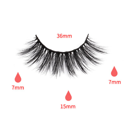 Faux Mink False Eyelashes FY04 (Purple Box)