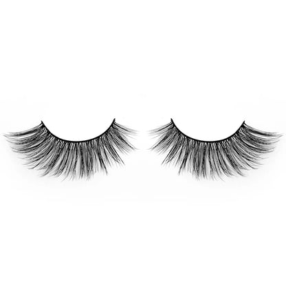 Natural 3D Faux Mink Lashes Colorful Package with Lash Brush V08