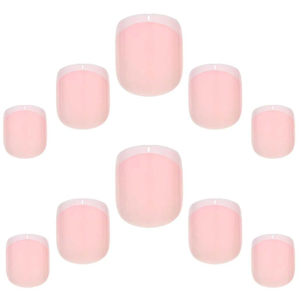 False Nails Squoval Petite - French 154