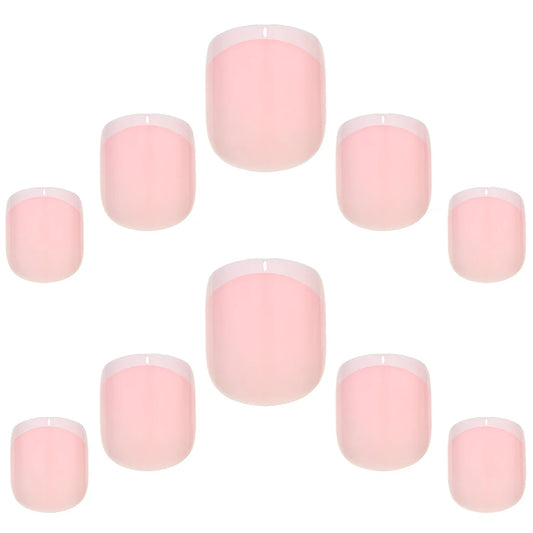 False Nails Squoval Petite - French 154