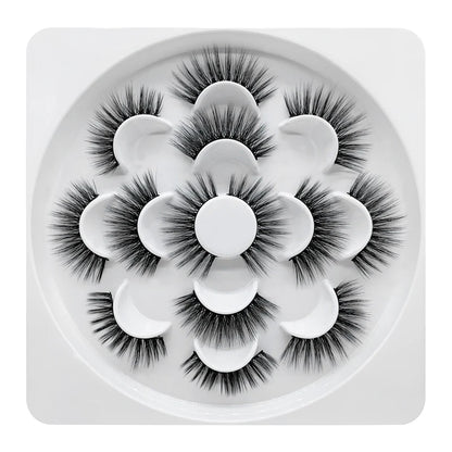 Faux Mink Volumn False Eyelashes 7 Pairs SD-12