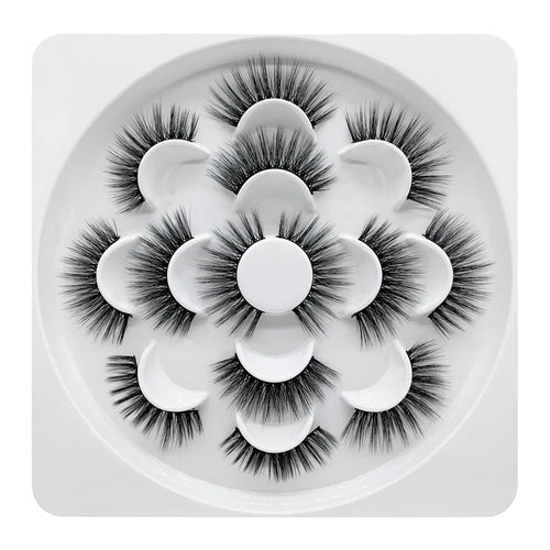 Faux Mink Volumn False Eyelashes 7 Pairs SD-12