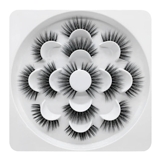 Faux Mink Volumn False Eyelashes 7 Pairs SD-12
