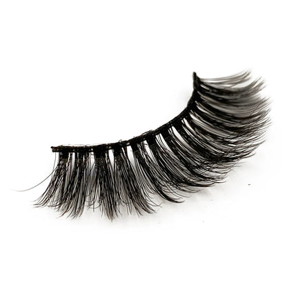 Natural 3D Faux Mink Lashes Colorful Package with Lash Brush V13