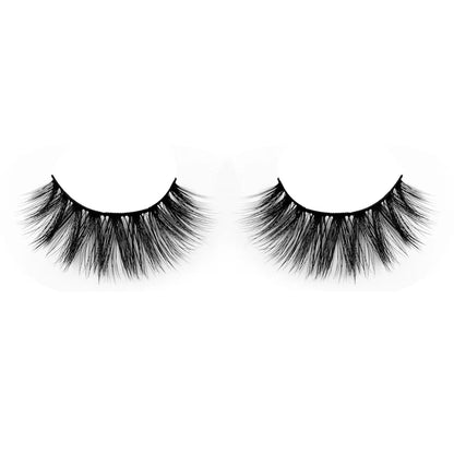 Natural 3D Faux Mink Lashes Colorful Package with Lash Brush V15