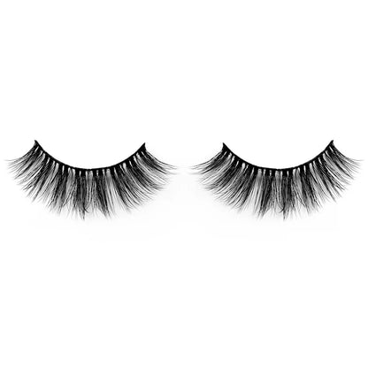 Natural 3D Faux Mink Lashes Colorful Package with Lash Brush V11