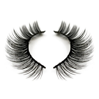 Natural 3D Faux Mink Lashes Colorful Package with Lash Brush V12