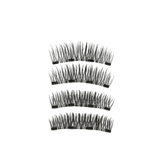 4 Magnets 3D Magnetic False Eyelashes With  Lash Applicator Tool 24P-4