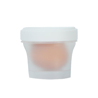 Peach beauty egg does not eat powder fruit fart peach sponge makeup powder puff box